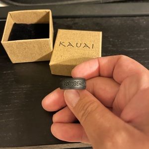 ⭐️Silicone Ring Size 6, Black